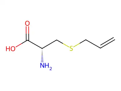 S-烯丙基半胱氨酸 structure