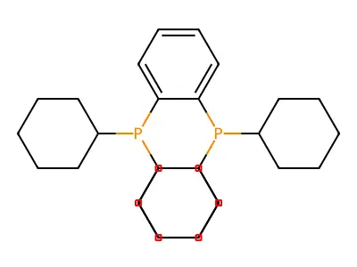 1,2-Bis(dicyclohexylphosphino)benzene structure