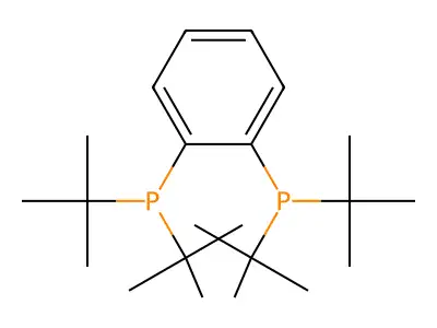 1,2-Bis(DI-tert-butylphosphino)benzene structure