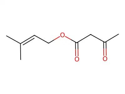 3-Methylbut-2-en-1-yl 3-oxobutanoate structure