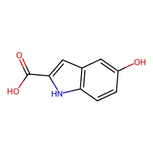 5-羟基吲哚-2-甲酸 structure
