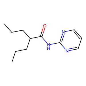 2-丙基-N-(2-嘧啶基)戊酰胺 structure