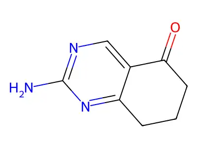2-Amino-5,6,7,8-tetrahydroquinazolin-5-one structure