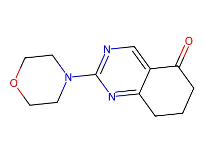 2-Morpholin-4-yl-6,7,8-trihydroquinazolin-5-one structure
