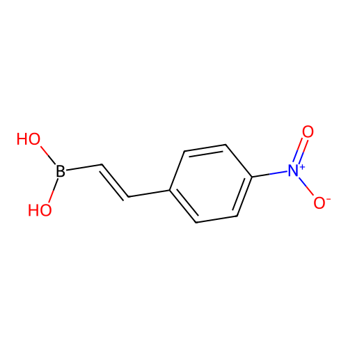 (E)-(4-Nitrostyryl)boronic acid structure