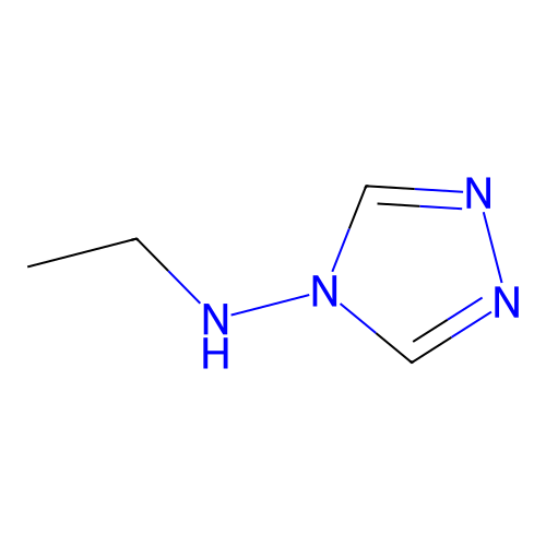 N-ethyl-1,2,4-triazol-4-amine structure
