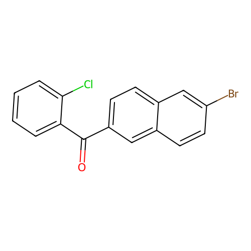 6-Bromo-2-(2-chlorobenzoyl)naphthalene structure