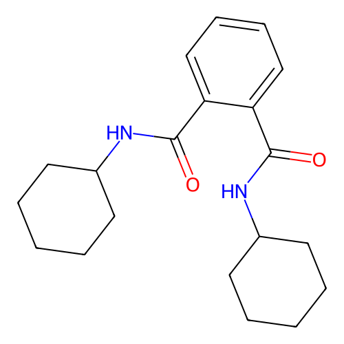 N,N-二环己基邻苯二甲酰胺 structure