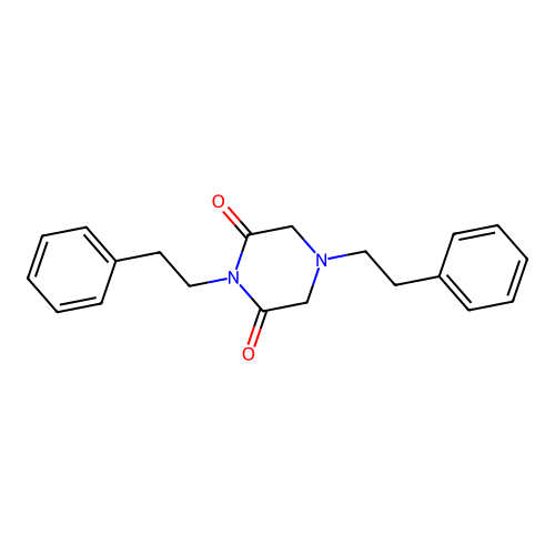 1,4-Diphenethyl-2,6-piperazinedione structure