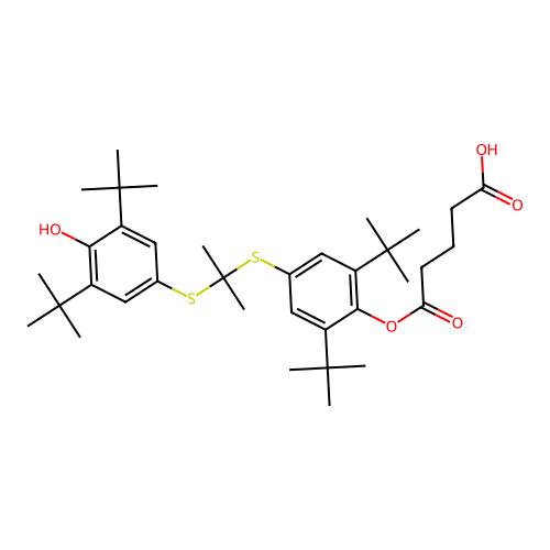 Glutaryl probucol structure