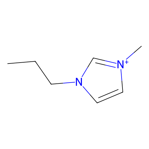 3-Methyl-1-propyl-1H-imidazol-3-ium structure