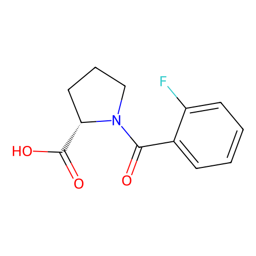 L-Proline, 1-(2-fluorobenzoyl)- structure