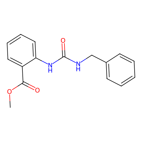 Methyl 2-[(benzylcarbamoyl)amino]benzoate structure