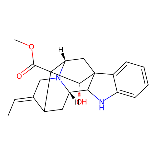 (+)-Quebrachidine structure