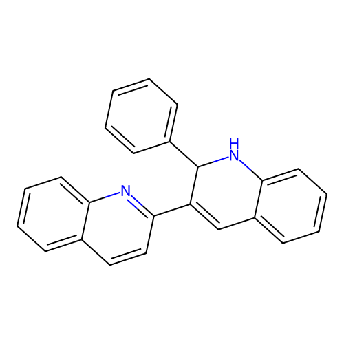 2'-Phenyl-1',2'-dihydro-2,3'-biquinoline structure