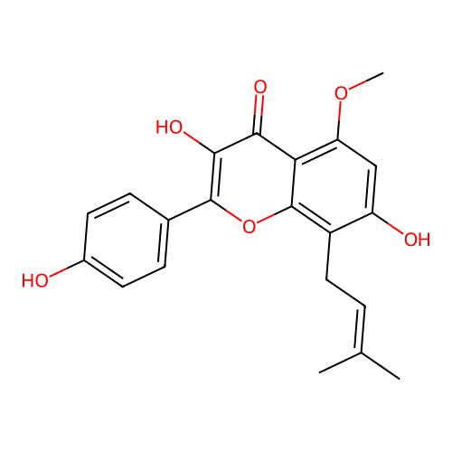 Sophoflavescenol structure