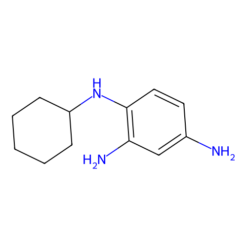 N-cyclohexyl-2,4-diaminoaniline structure