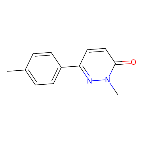 3(2H)-Pyridazinone, 2-methyl-6-(4-methylphenyl)- structure