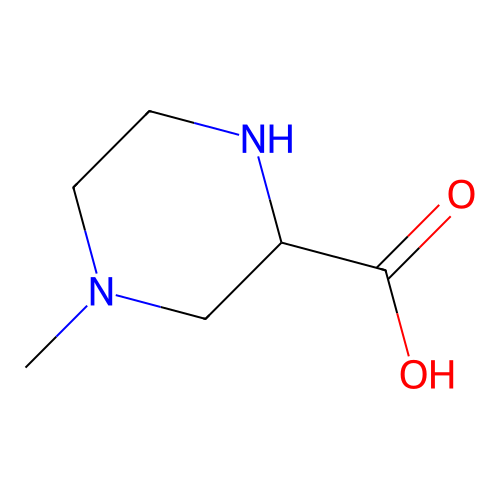 4-Methylpiperazine-2-carboxylic acid structure