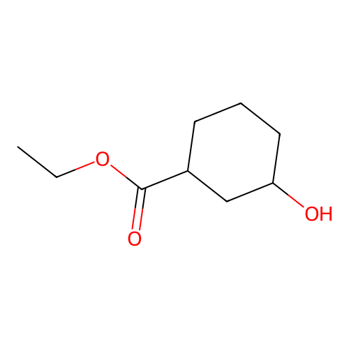 Ethyl 3-hydroxycyclohexanecarboxylate structure