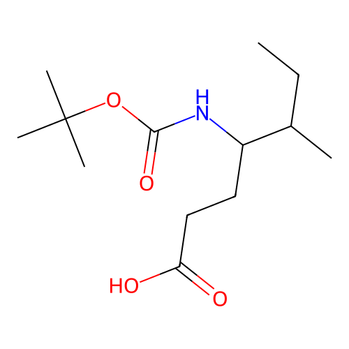 (4R,5S)-Boc-4-amino-5-methyl-heptanoic acid structure