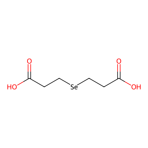 Propionic acid, 3,3'-selenodi- structure