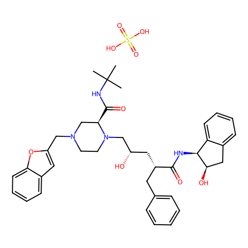 L-756423硫酸盐 structure