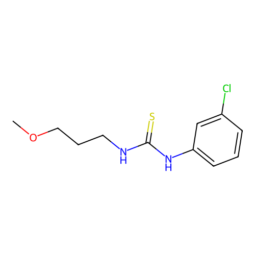1-(3-Chlorophenyl)-3-(3-methoxypropyl)thiourea structure