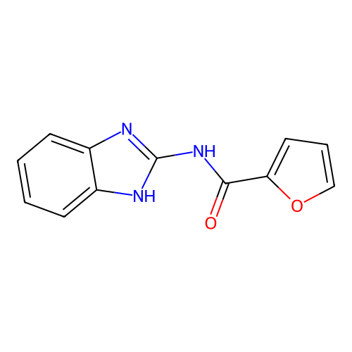 2-Furamide, N-benzimidazole-2-yl- structure
