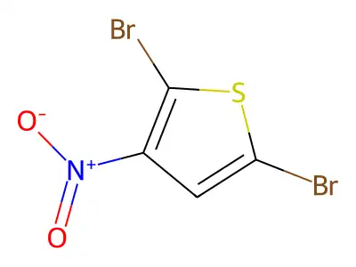 2,5-Dibromo-3-nitrothiophene structure