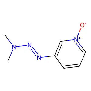 3-(二甲基三氮烯基)吡啶-N-氧化物 structure