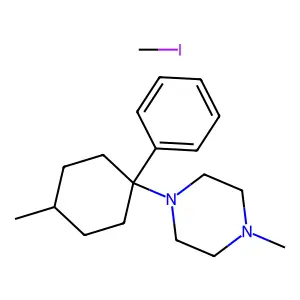 2H-Thieno(2,3-e)-1,2,4-thiadiazin-3(4H)-one, 4-methyl-2-(phenylmethyl)-, 1,1-dioxide structure