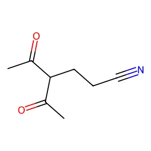 4-Acetyl-5-oxohexanenitrile structure