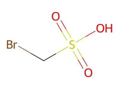 溴甲磺酸 structure