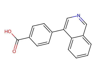 4-(Isoquinolin-4-YL)benzoic acid structure