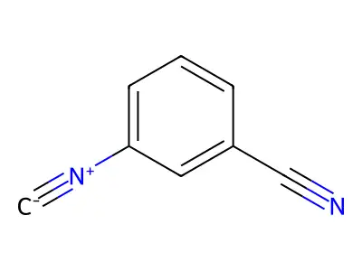 3-Isocyanobenzonitrile structure