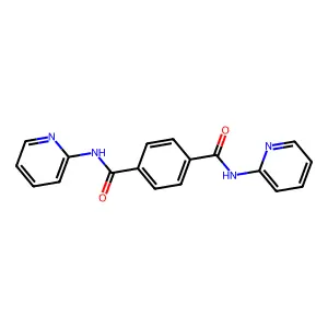 1-N,4-N-dipyridin-2-ylbenzene-1,4-dicarboxamide structure