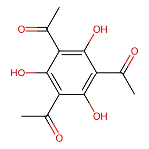 Triacetylphloroglucinol structure