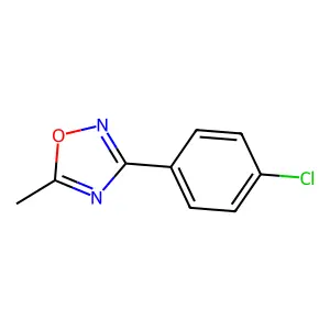 3-(4-Chlorophenyl)-5-methyl-1,2,4-oxadiazole structure