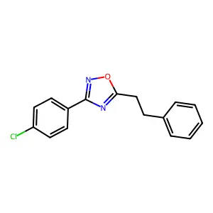3-(4-Chlorophenyl)-5-(2-phenylethyl)-1,2,4-oxadiazole structure