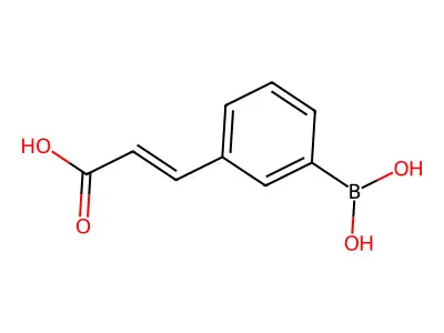 3-(2-Carboxyethyl)phenylboronic acid structure