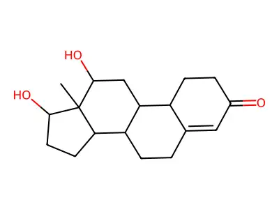 12,17-dihydroxyestr-4-en-3-one structure