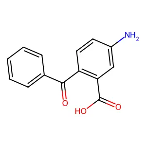 Benzoic acid, 5-amino-2-benzoyl- structure