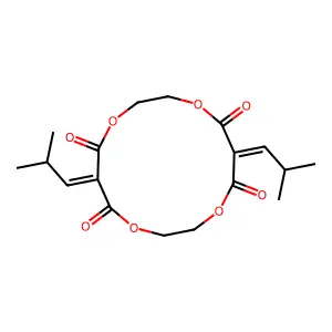 Malonic acid, isobutylidene-, bimol. cyclic ethylene ester structure