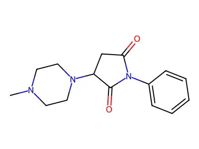 3-(4-Methylpiperazin-1-yl)-1-phenylpyrrolidine-2,5-dione structure