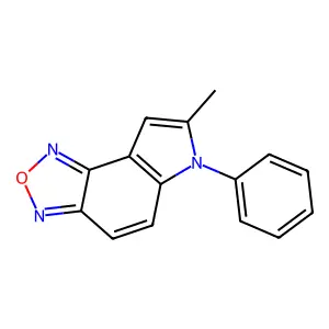 7-Methyl-6-phenylpyrrolo[2,3-g][2,1,3]benzoxadiazole structure