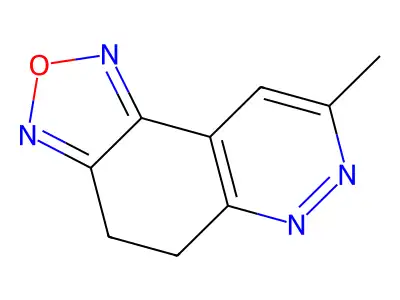8-Methyl-4,5-dihydro[1,2,5]oxadiazolo[3,4-f]cinnoline structure