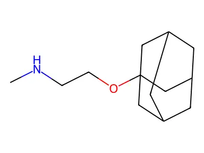 [2-(1-Adamantyloxy)ethyl]methylamine structure