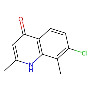 7-Chloro-2,8-dimethylquinolin-4-ol structure