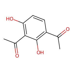 2,4-Diacetyl-1,3-benzenediol structure